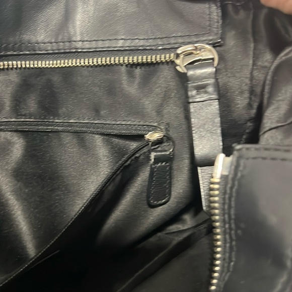 Coach F19456 Womens North South Gallery Tote Leather Bag Black - Picture 11 of 12